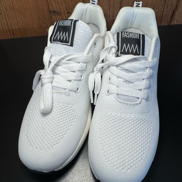Nice Nice White Mesh Fashion Sneakers EU 39 US 8 8.5 - Picture 11 of 12